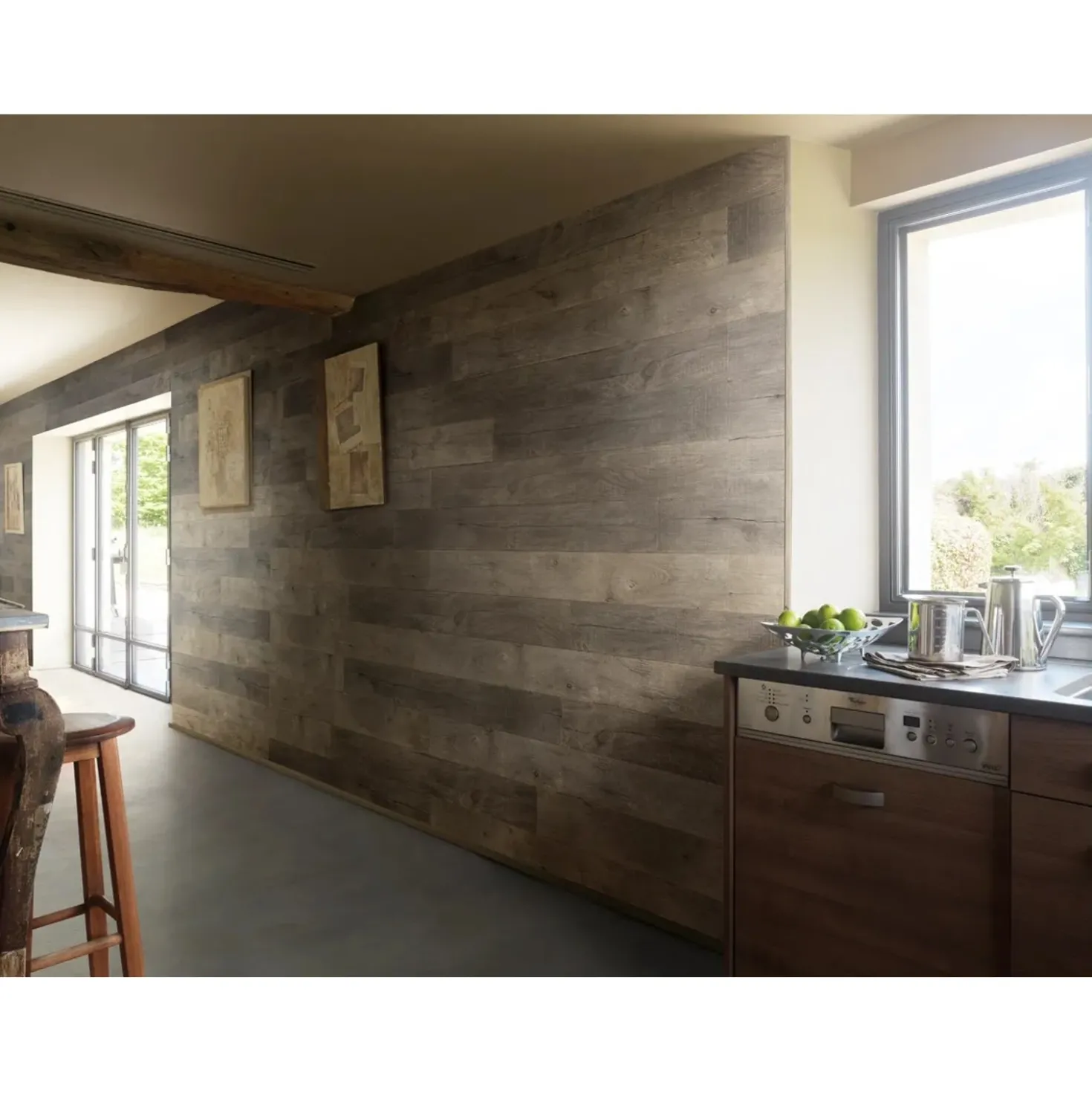 Rivestimento murale decorativo Megeve grigio