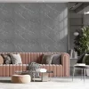 Rivestimento prottetivo in gomma laminata effetto marmo grigio 120x270 cm