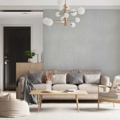 Rivestimento prottetivo in gomma laminata effetto tessuto grigio 120x270 cm