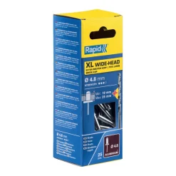 Rivetti Rapid XL Ø4.8 x 30 mm Confezione da 25 Pezzi e Punta del Trapano Inclusa