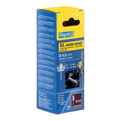 Rivetti Rapid XL Ø4.8 x 16 mm Confezione da 40 Pezzi e Punta del Trapano Inclusa