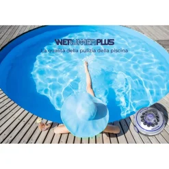 Robot a batteria per piscina Gre Wet Runner Plus filtro 4 l 27 W