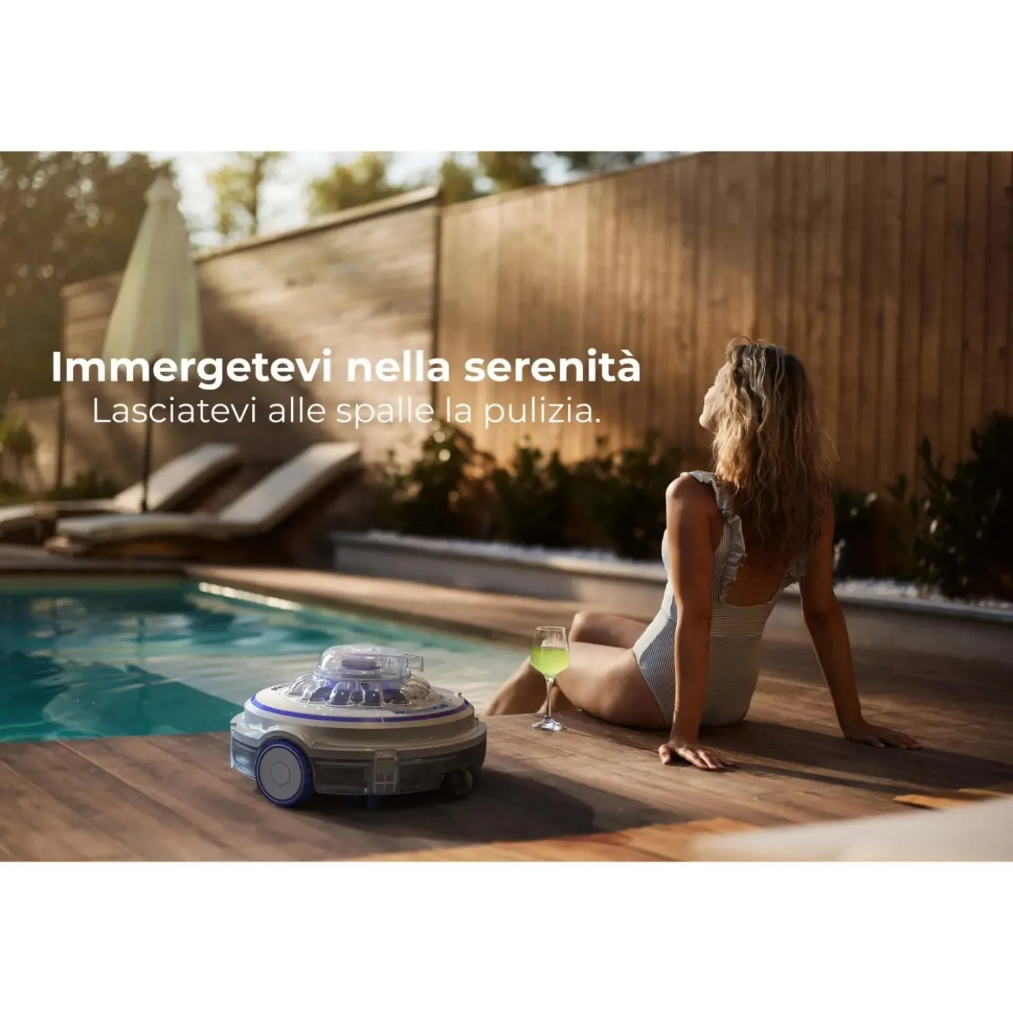 Robot a batteria per piscina Gre Wet Runner Plus filtro 4 l 27 W