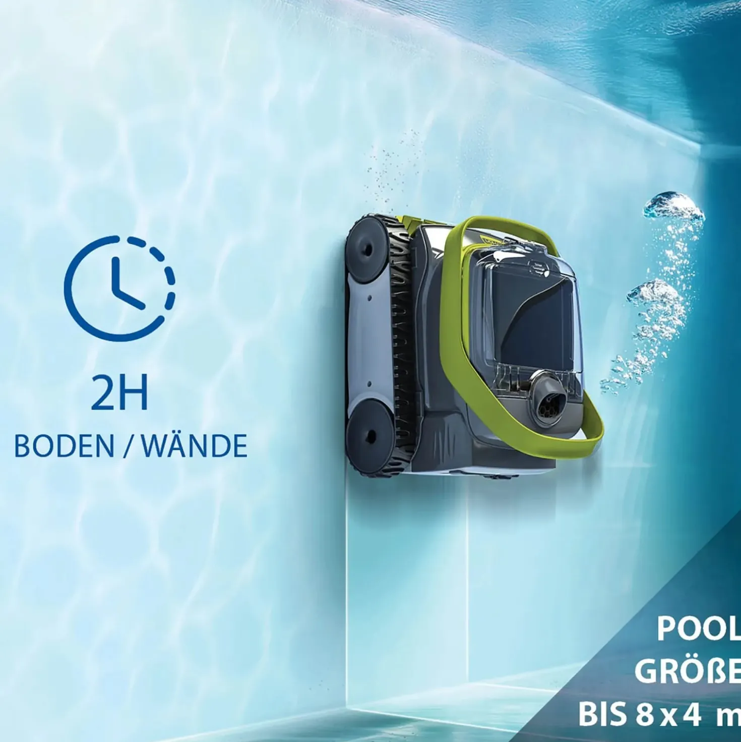Robot a batteria per piscine Zodiac Pixel OP 3220 per fondo e pareti