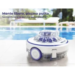 Robot elettrico a batteria per piscine Wet Runner Gre 26,6 W