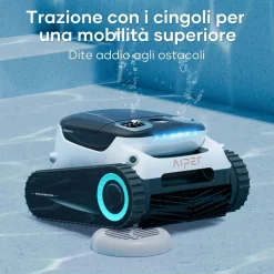 Robot pulitore per piscina interrata Aiper Scuba N1 Pro 47x44 cm
