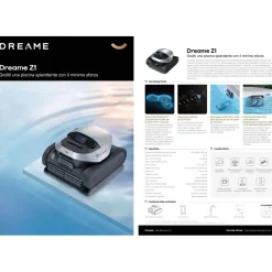 Robot pulitore per piscina Dreame senza fili