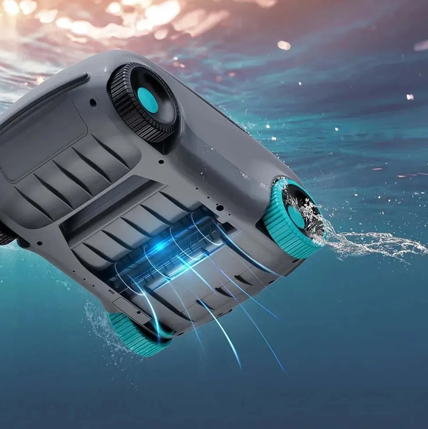 Robot pulitore per piscina fuori terra Aiper Scuba L1 48x32 cm