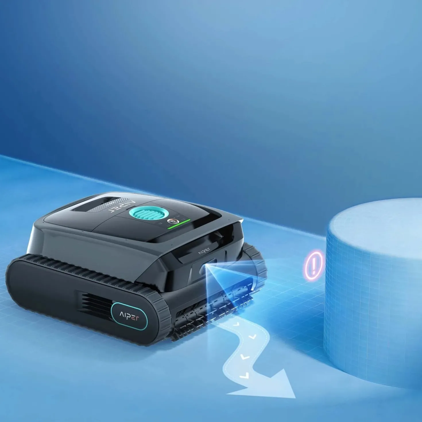 Robot pulitore piscina interrata Aiper Scuba S3 senza fili 18,1m³/h fino a 150m²
