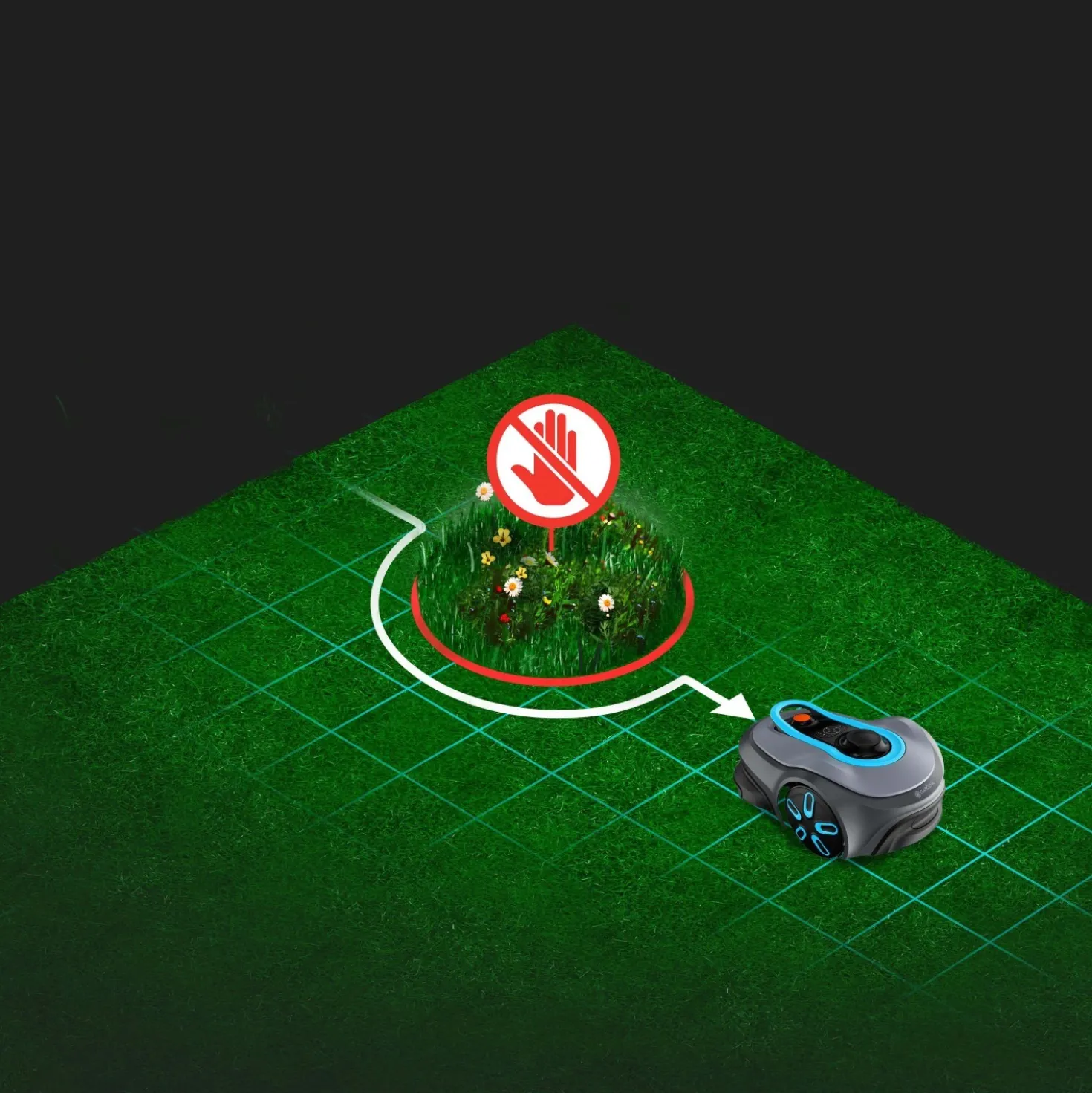 Robot tagliaerba a batteria Gardena Sileno Free Set Smart Wi-Fi 600 m²