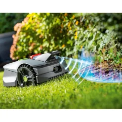 Robot tagliaerba a batteria LUX-TOOLS Oryx 300 m² senza filo perimetrale