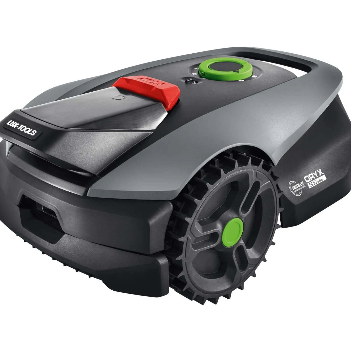Robot tagliaerba a batteria LUX-TOOLS Oryx 300 m² senza filo perimetrale