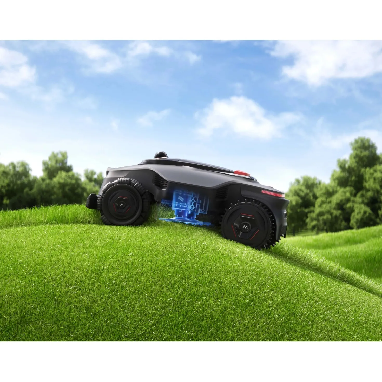 Robot tagliaerba a batteria MOVA LiDAX Ultra AWD 1000 mq senza filo perimetrale