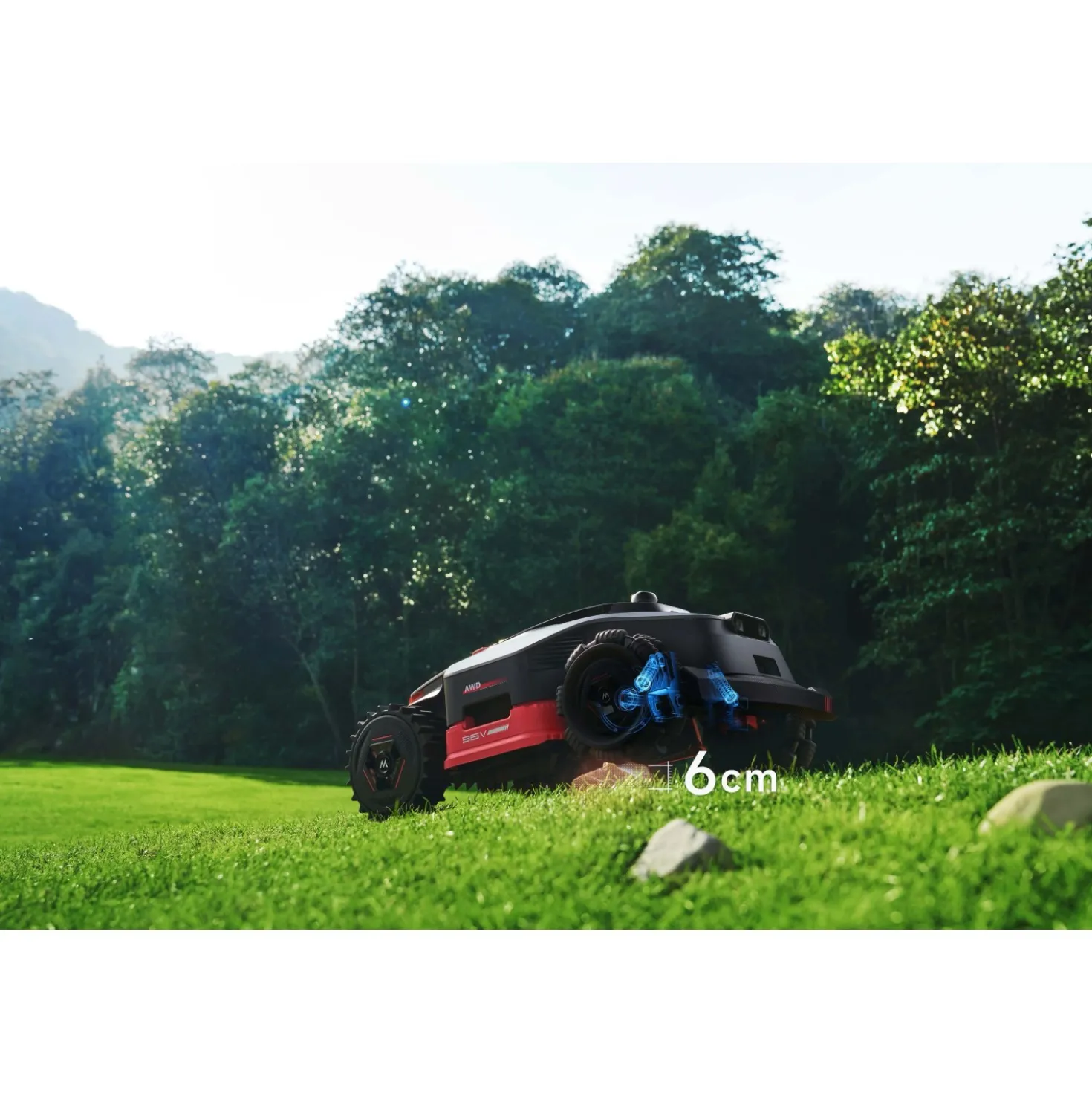 Robot tagliaerba a batteria MOVA LiDAX Ultra AWD 1000 mq senza filo perimetrale