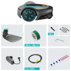 Robot tagliaerba a batteria Gardena Sileno Minimo Bluetooth 500 m²