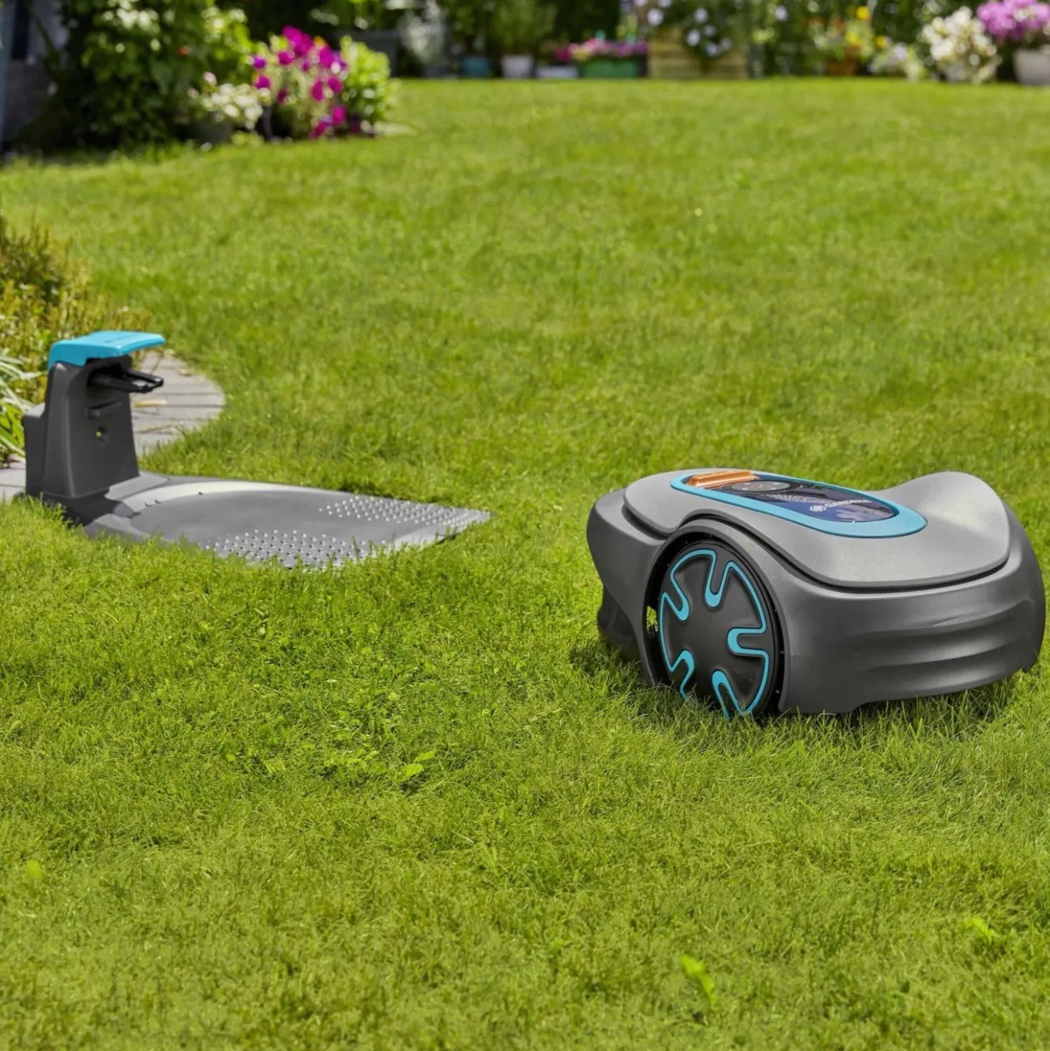 Robot tagliaerba a batteria Gardena Sileno Minimo Bluetooth 500 m²