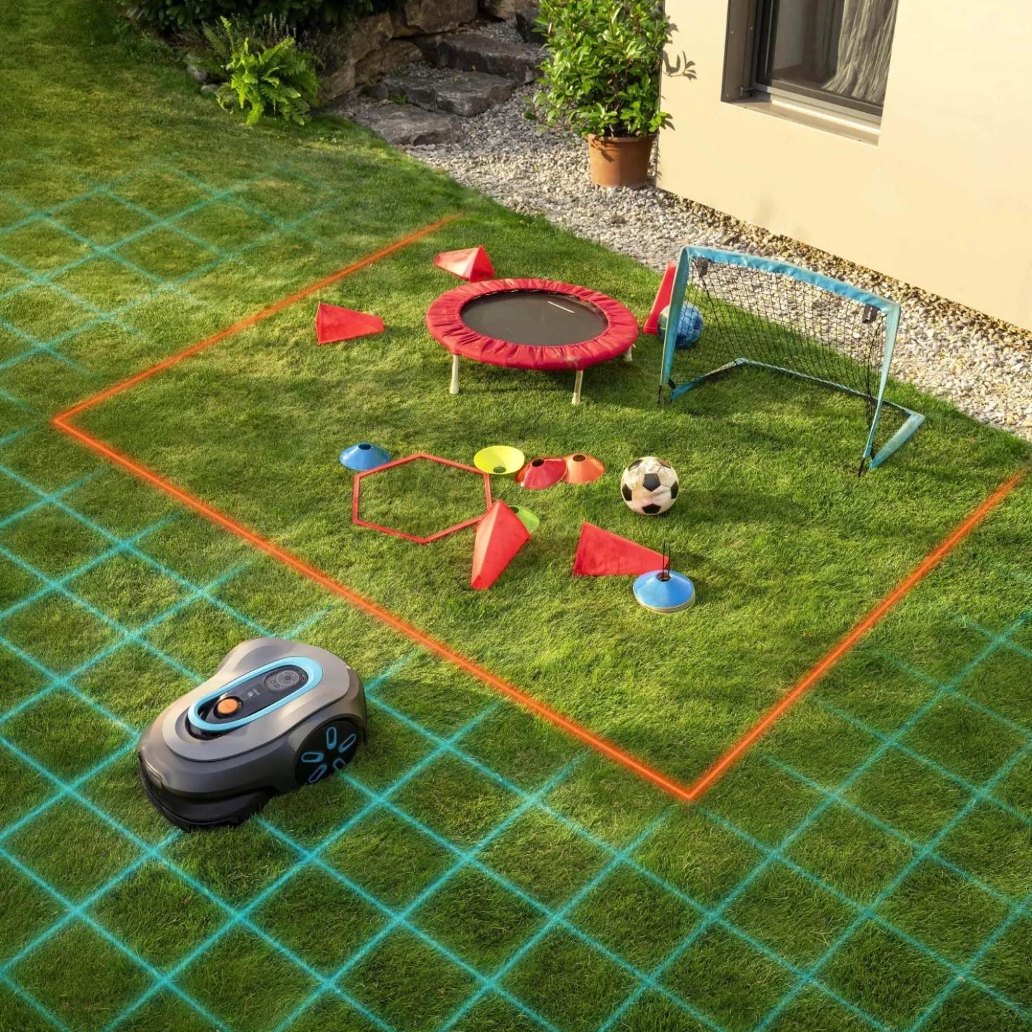 Robot tagliaerba a batteria Gardena Sileno Max 1200 m²