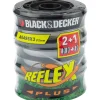 Rocchetto per tagliabordi Black+Decker Ø 1,5 mm 2 x 6 m 3 pz