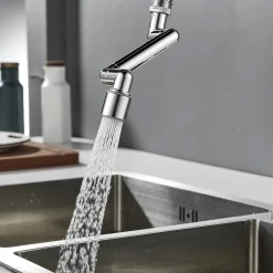 Rompigetto telescopico Twist con risparmio acqua cromo