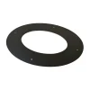 Rosone a 45° per canale da fumo serie Arredo-Legna Ø 160 mm nero