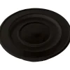 Rosone laccato con coperchio Ø 12 cm nero