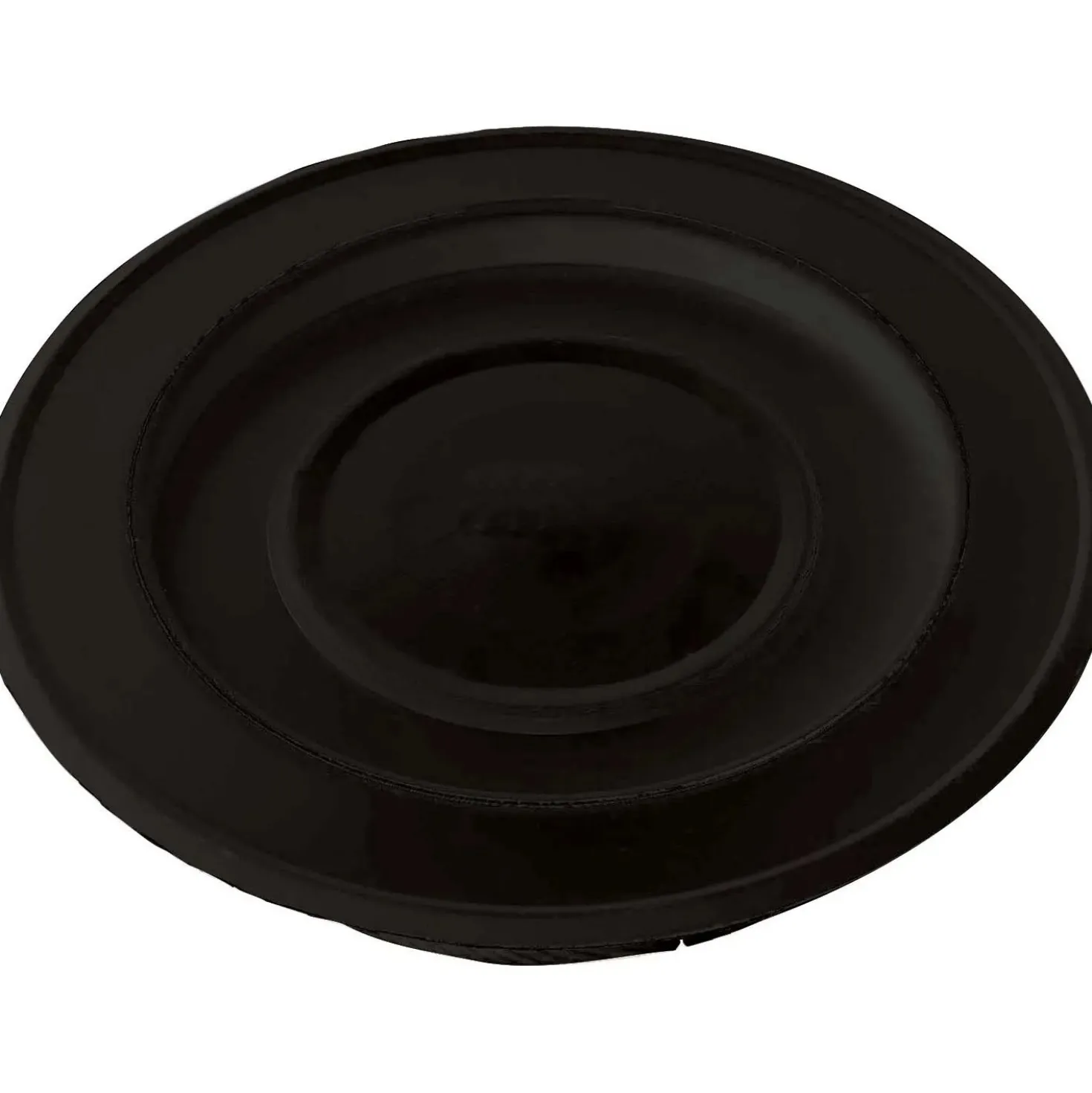 Rosone laccato con coperchio Ø 12 cm nero
