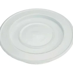 Rosone laccato con coperchio Ø 13 cm bianco
