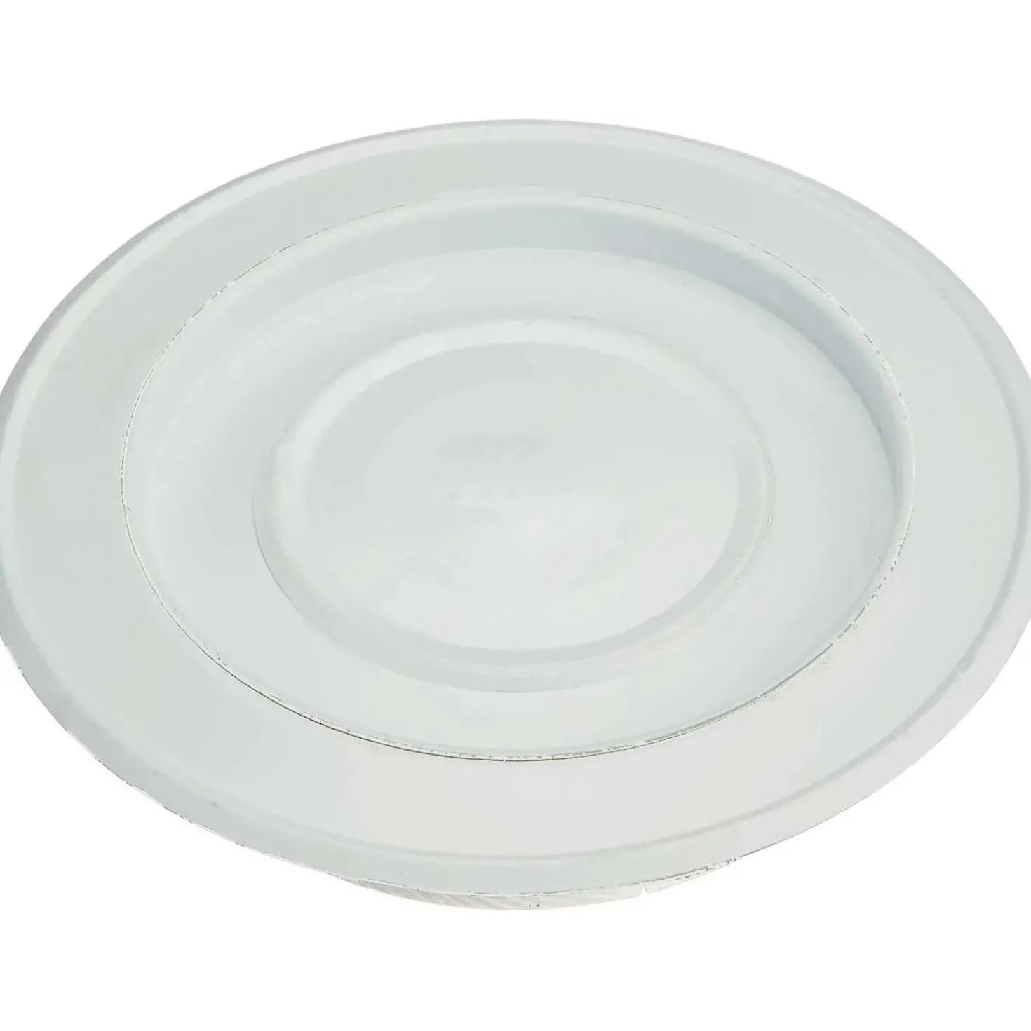 Rosone laccato con coperchio Ø 13 cm bianco