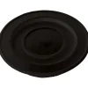 Rosone laccato con coperchio Ø 10 cm nero