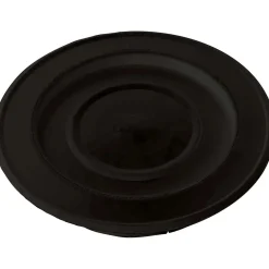 Rosone laccato con coperchio Ø 10 cm nero