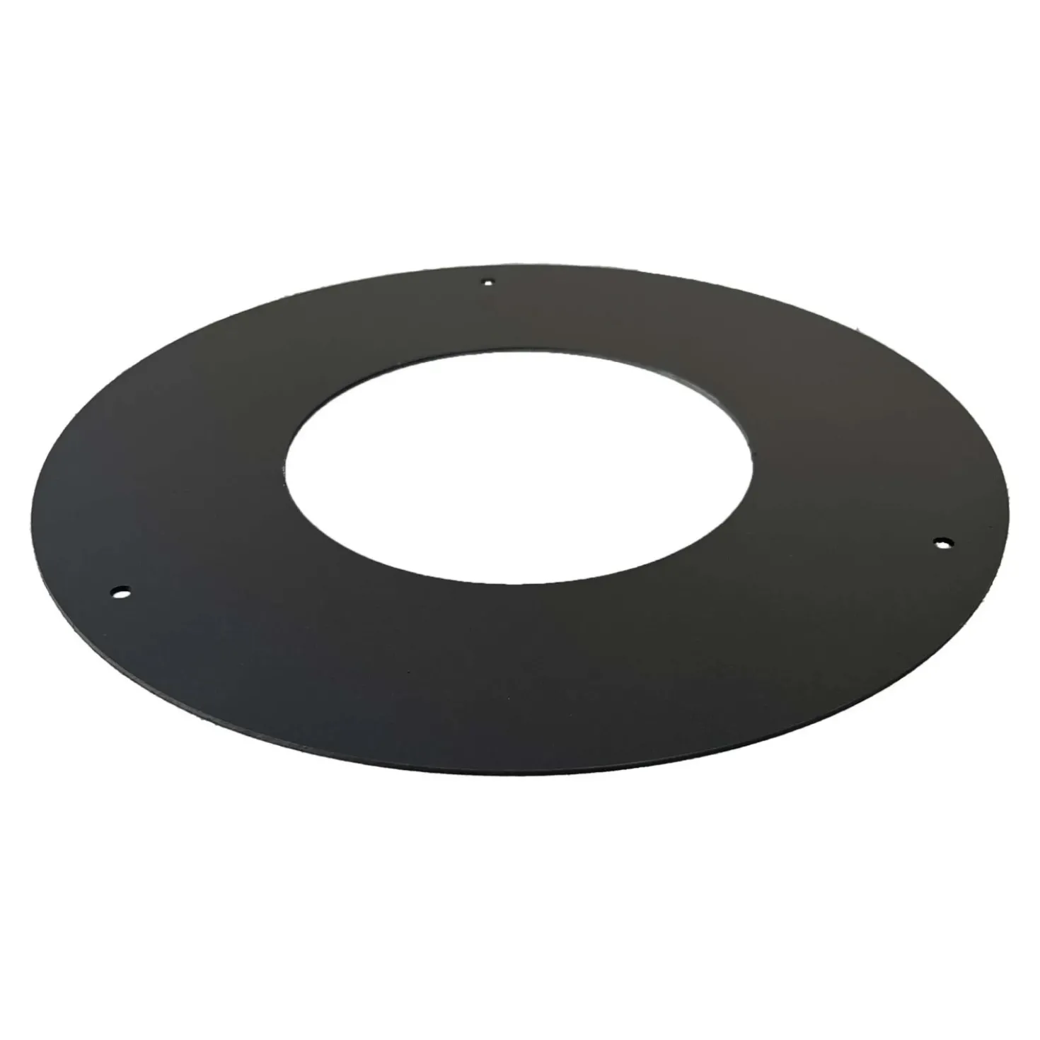 Rosone per canale da fumo serie Arredo-Legna Ø 160 mm nero