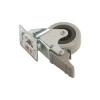 Rotella sterzante con piastra-bloccaggio-cuscinetto radente Ø 50 mm P 35 kg