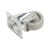Rotella sterzante per mobili con piastra e ruota Soft Ø 36 mm P 35 kg