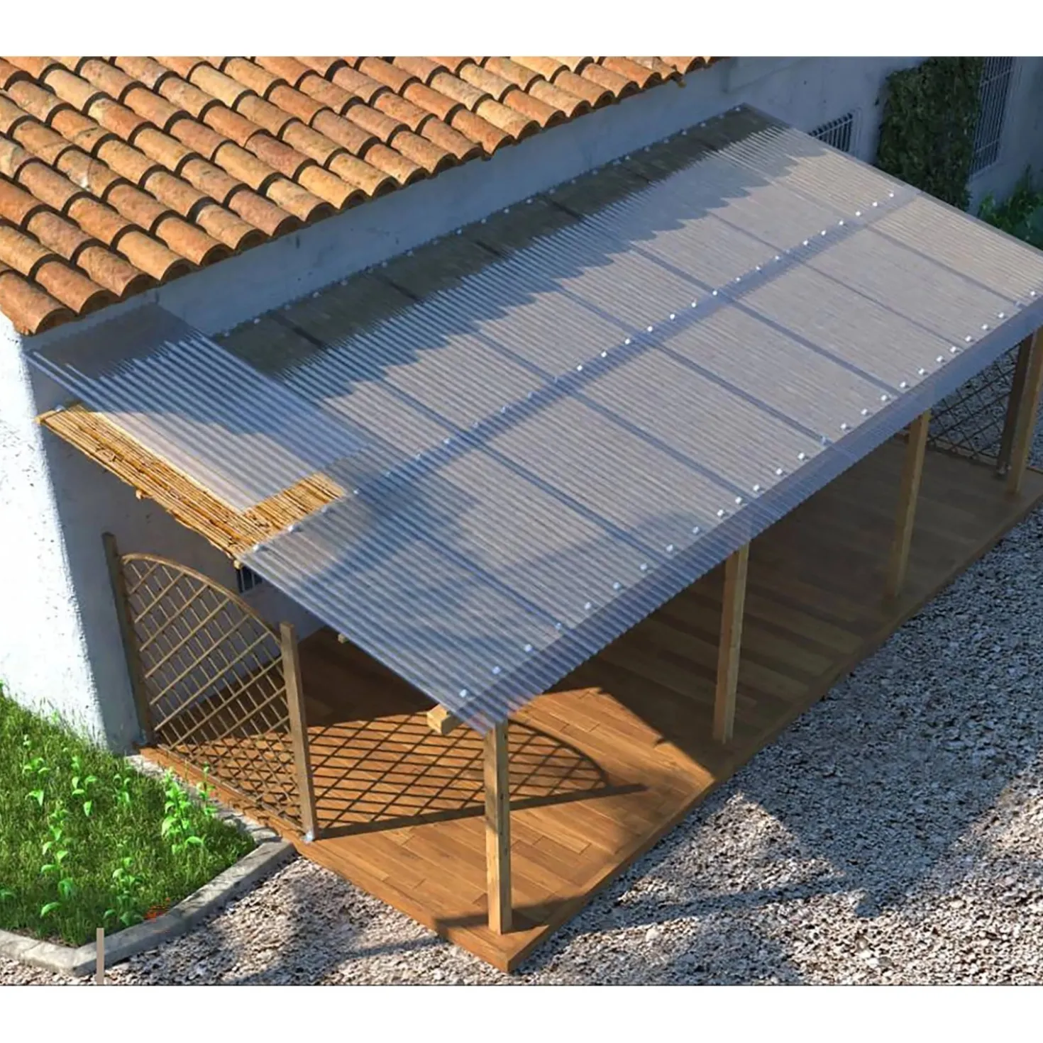 Rotolo profilo in vetroresina ondulato Onduline 2x5 m neutro