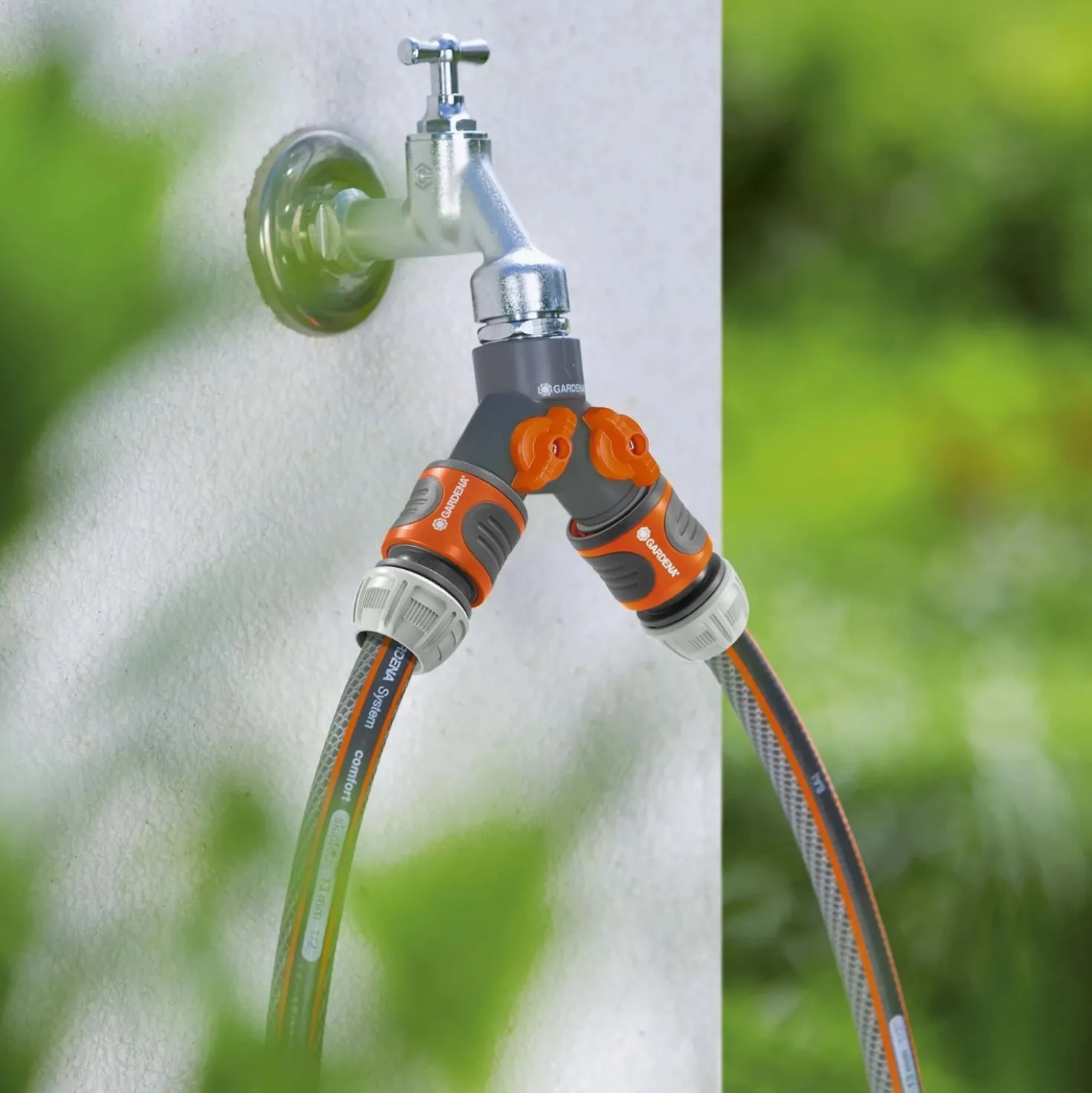 Rubinetto a 2 vie Gardena per filetti da 26,5 mm (G 3/4")