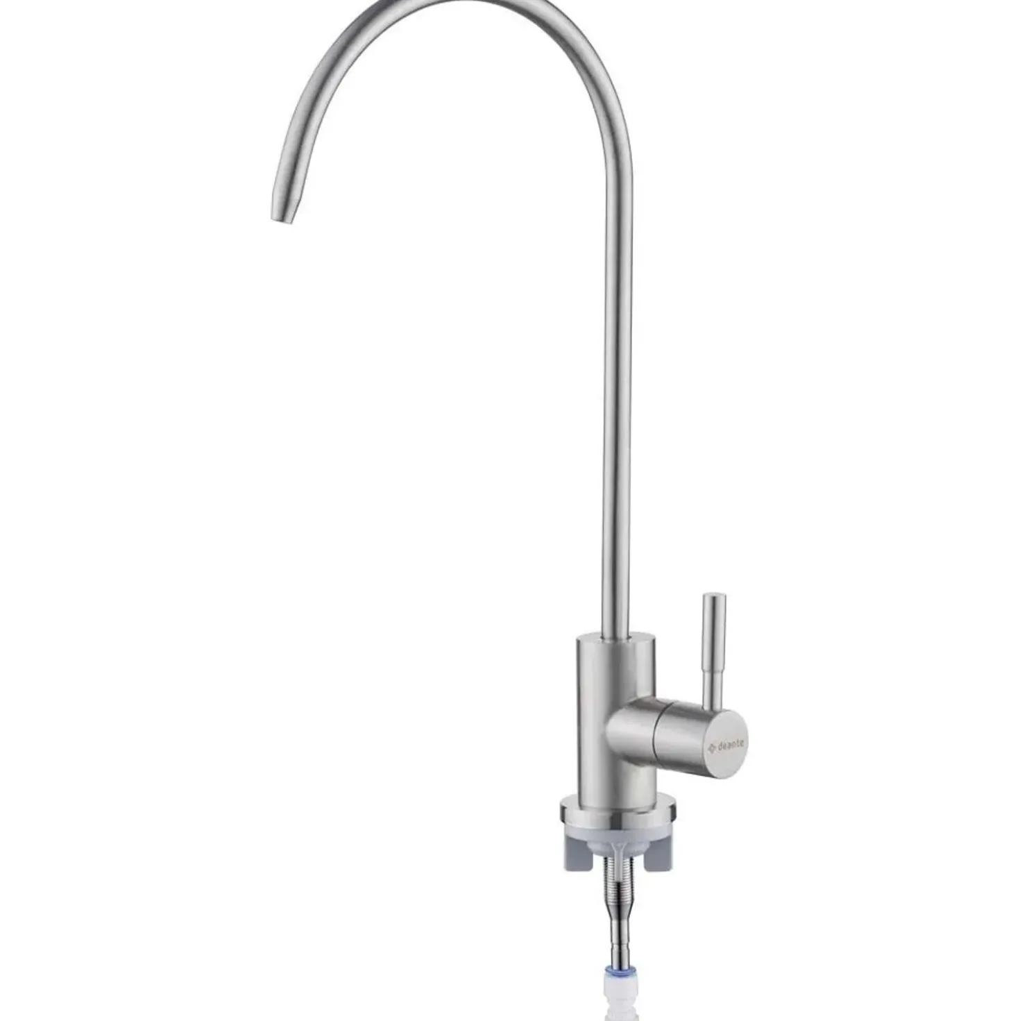 Rubinetto acqua filtrata acciaio inox girevole Idrostile 155 mm acciaio spazz