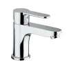 Rubinetto bagno monocomando lavabo linea blu cromo