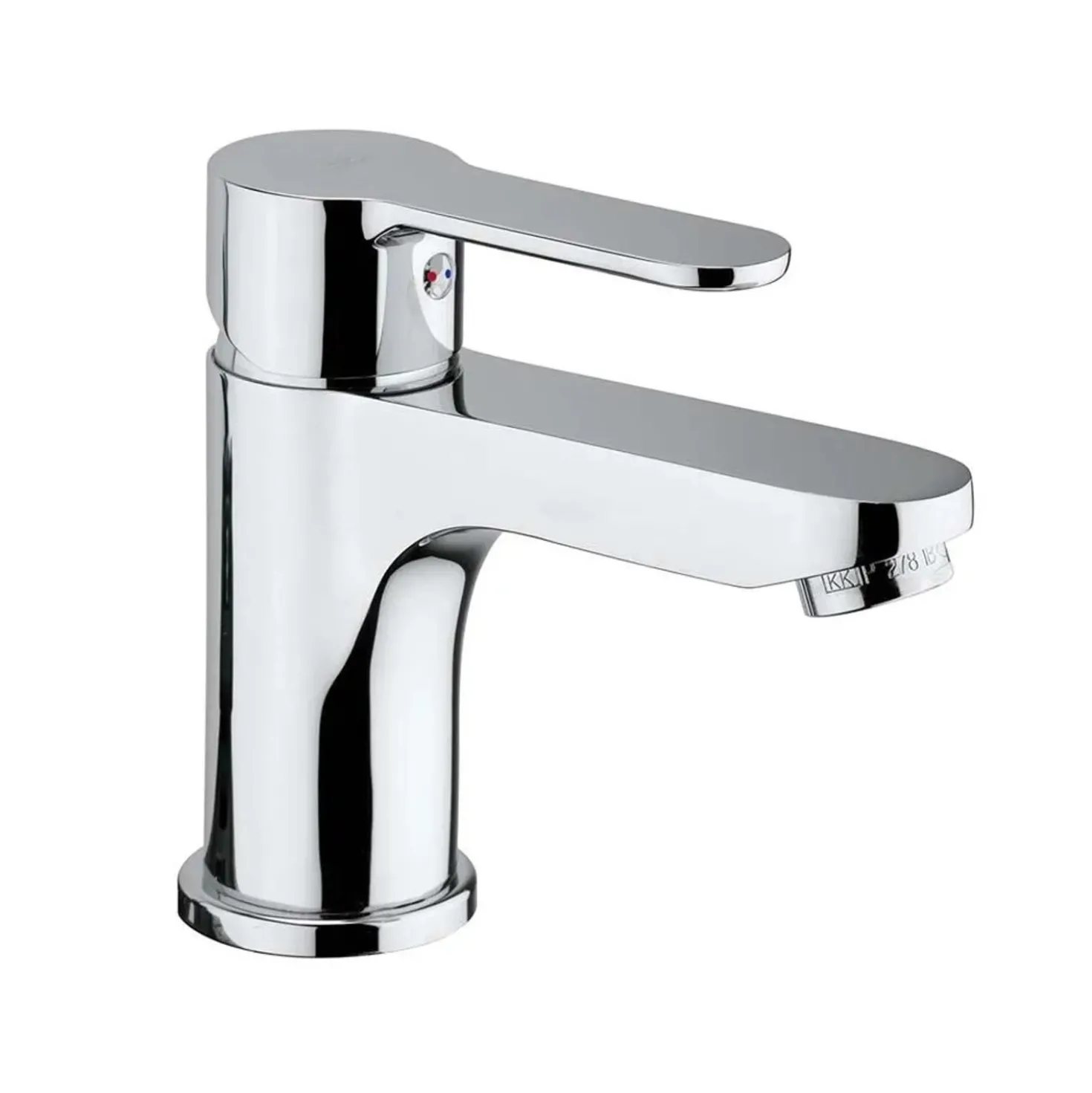 Rubinetto bagno monocomando lavabo linea blu cromo