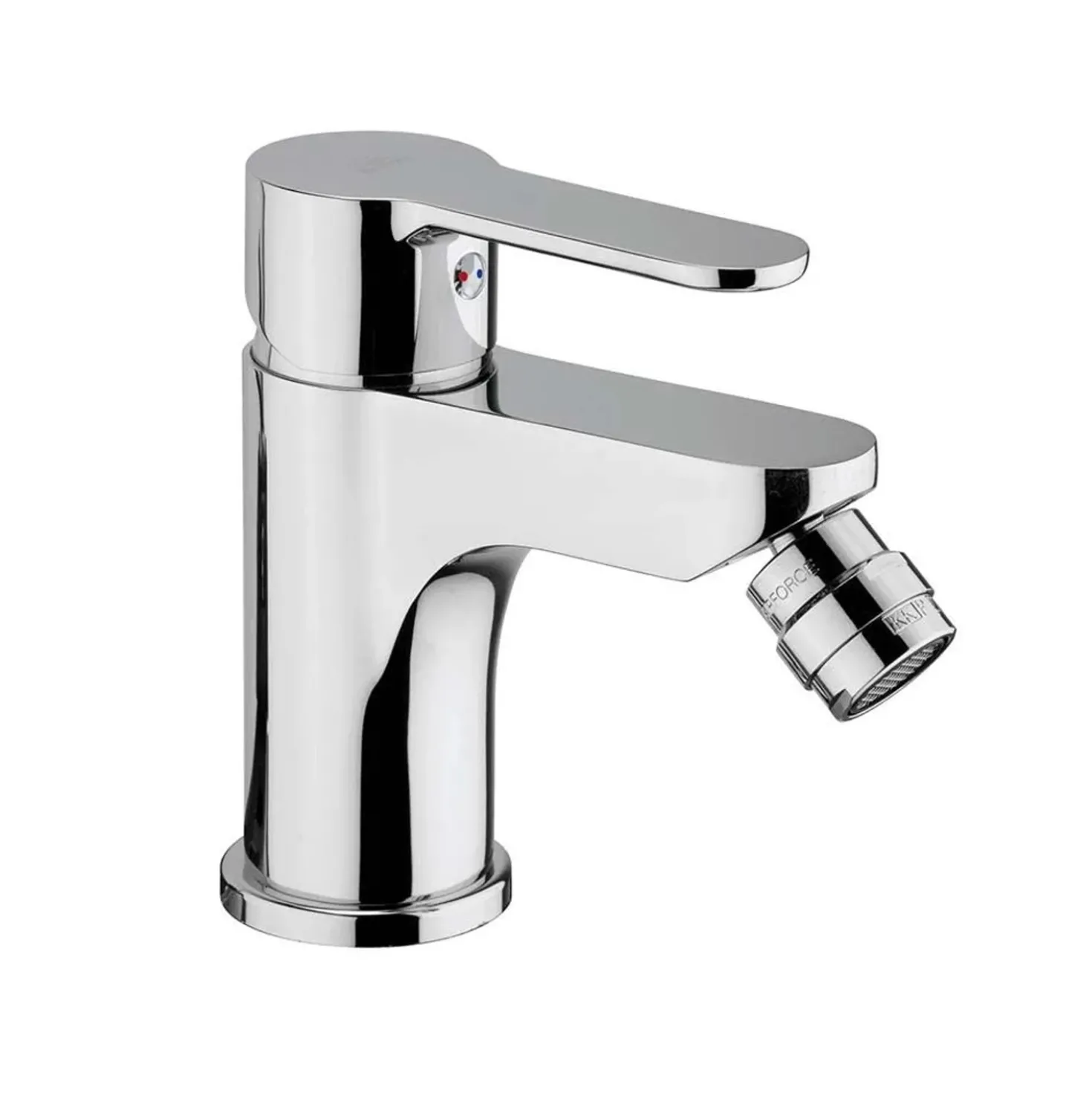 Rubinetto bagno monocomando bidet linea blu cromo