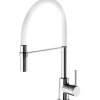 Rubinetto cucina monocomando Winter canna alta bianco