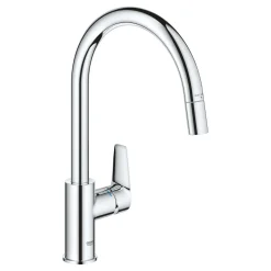 Rubinetto cucina monocomando Grohe Quickfix Startedge doccetta estraibile cromo