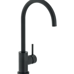Rubinetto cucina monocomando canna alta Live nero