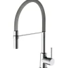 Rubinetto cucina monocomando Winter canna alta grigio