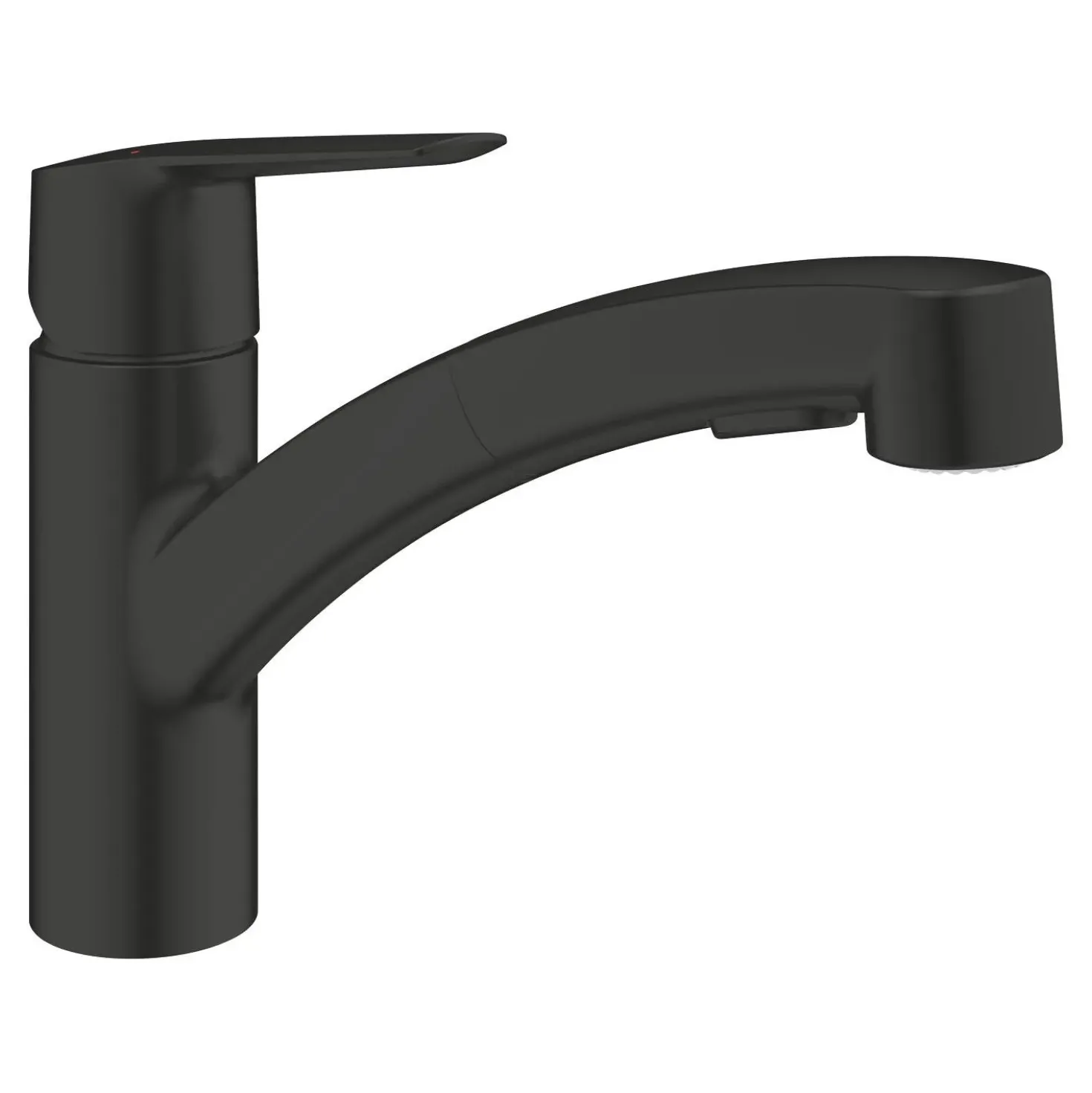Rubinetto cucina monocomando Grohe canna bassa per Start nero