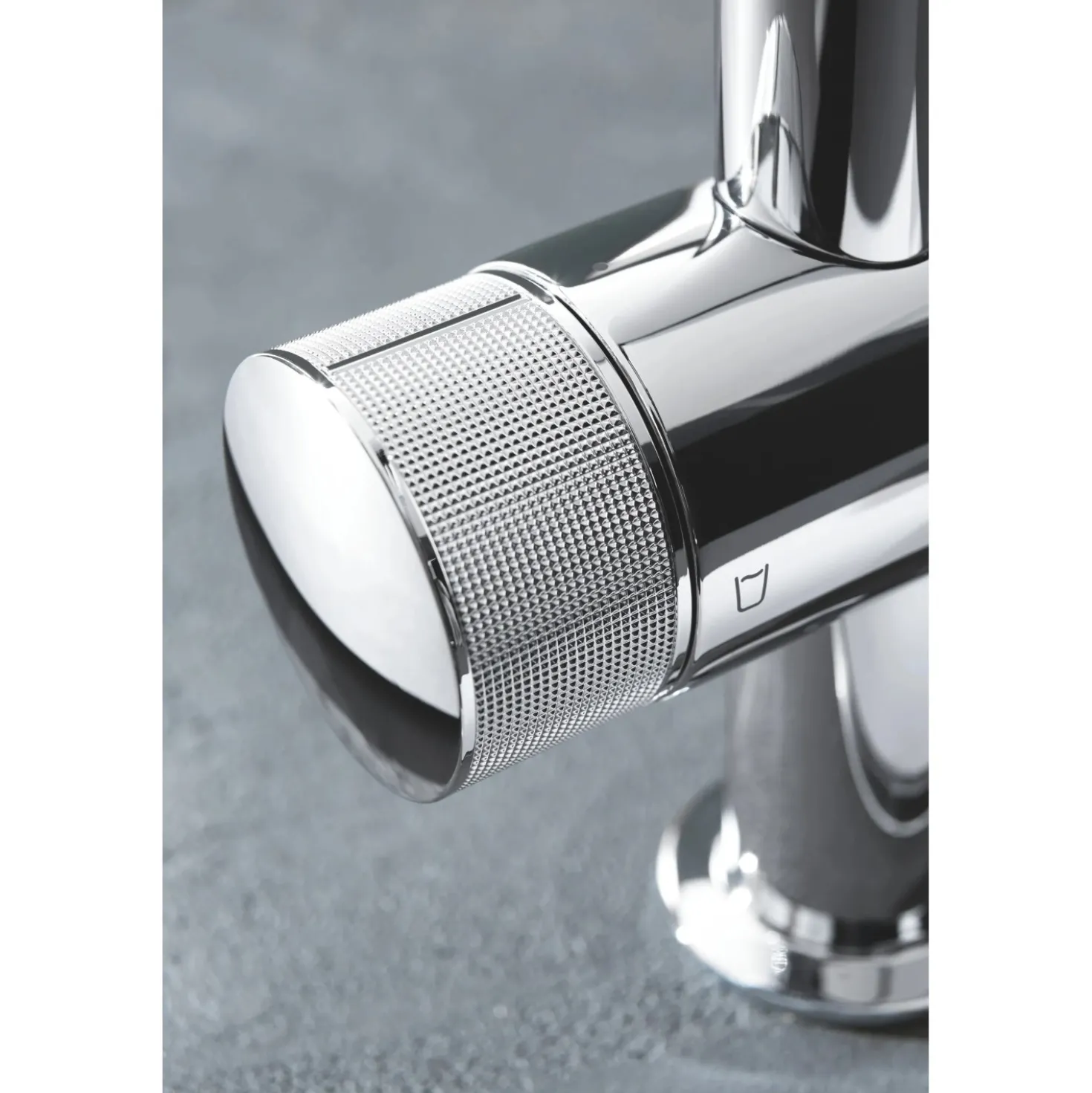 Rubinetto cucina monocomando Grohe Blue Pure BauCurve starter kit cromo