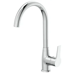 Rubinetto cucina monocomando canna alta Hellis cromo
