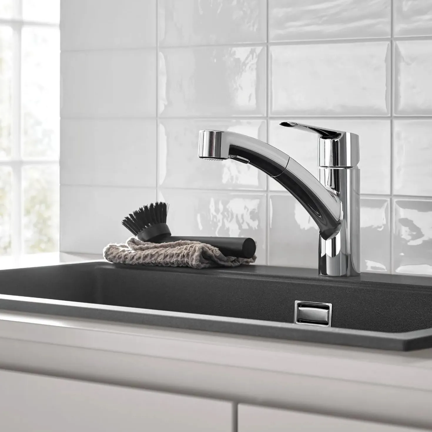 Rubinetto cucina monocomando Grohe Start Chrome cromo