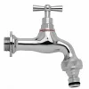 Rubinetto da esterno ornamentale in ottone cromato R1 C 13 mm (1/2")