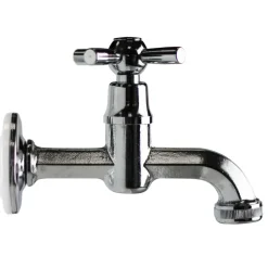 Rubinetto da esterno ornamentale in ottone cromato R7 C 13 mm (1/2")