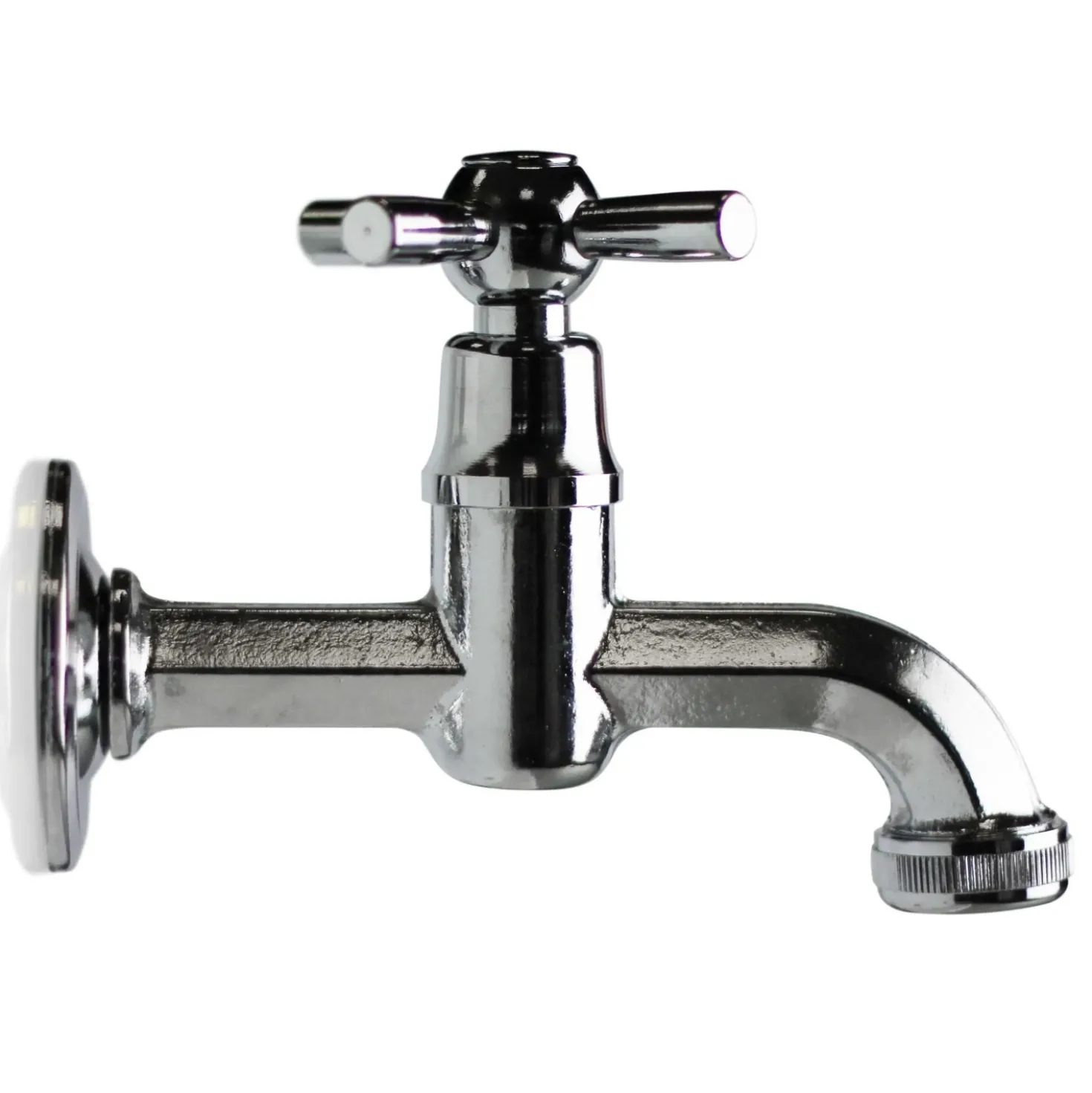 Rubinetto da esterno ornamentale in ottone cromato R7 C 13 mm (1/2")
